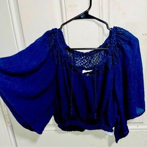 Hollister Crochet Crop Top